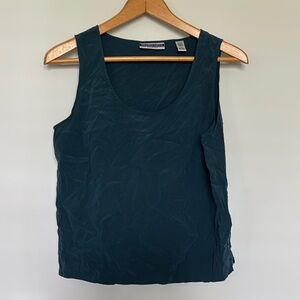 Amanda Smith Stretch Sleeveless Blouse Sz L GUC